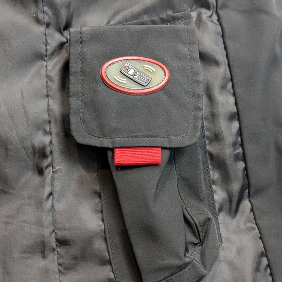 ZeroXposur Ski Puffer Jacket 60% Down. 40% Feathers Black with Hood Large - Picture 4 of 12